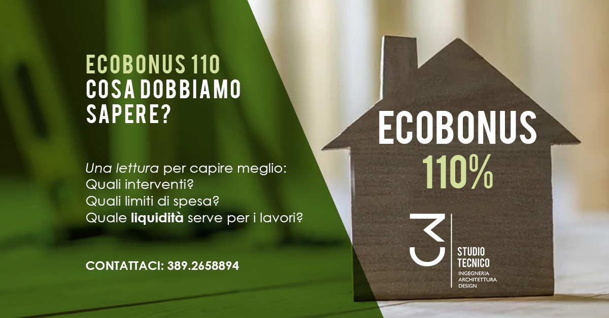 ECOBONUS 110 Cosa sapere per ottenerlo 3 STUDIO TECNICO